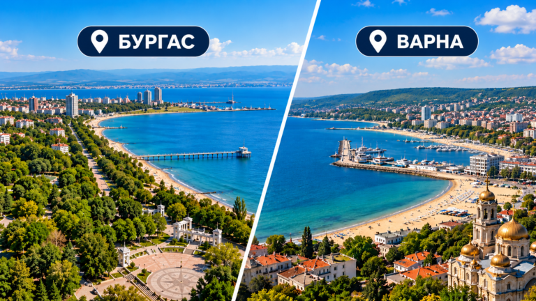 Бургас и Варна_ морская панорама